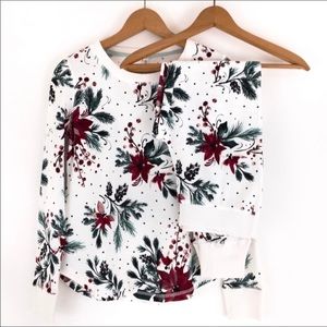 Gilligan & O’Malley Almond Cream Snowy Pines Thermal Pajamas - Target